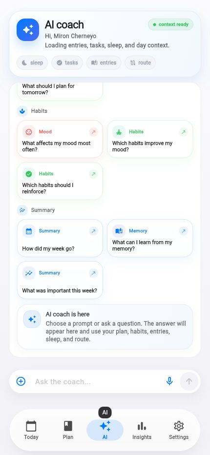 Life AI screen
