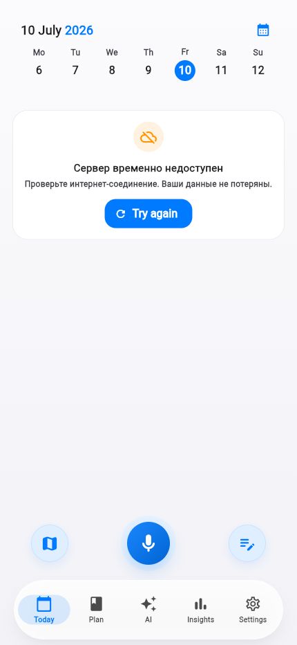 Life Tracker plan and focus mode